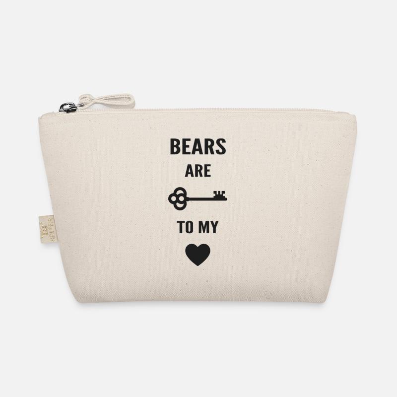 Bears are the key to my heart Organic Pouch