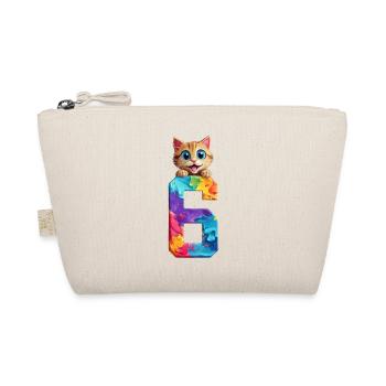 6 YEARS OLD CAT 6TH BIRTHDAY - Organic Pouch - nature - Front