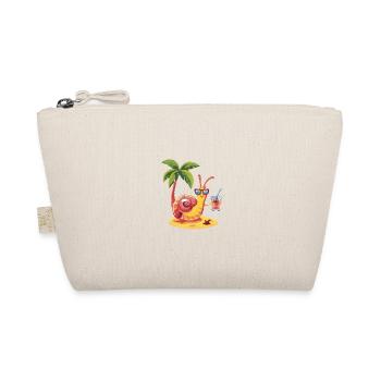 Snail Summer Beach Comic - Organic Pouch - nature - Front