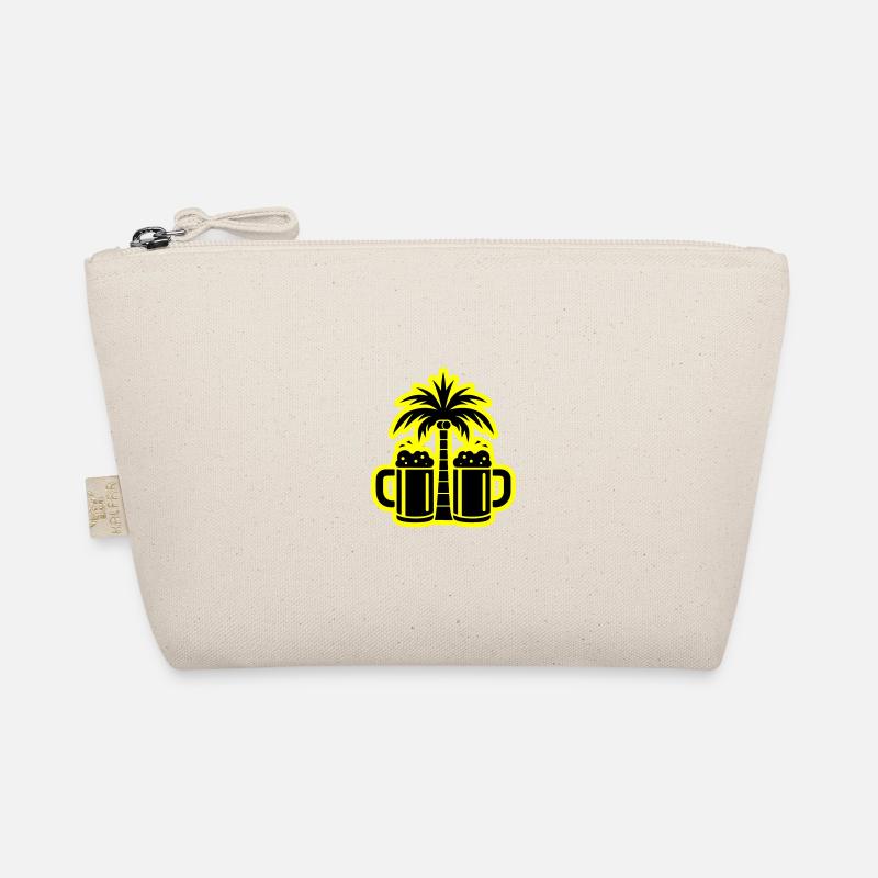 Beer Palm Trees Beach Organic Pouch