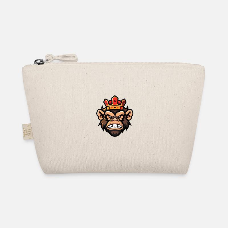 Monkey Head Crown Organic Pouch