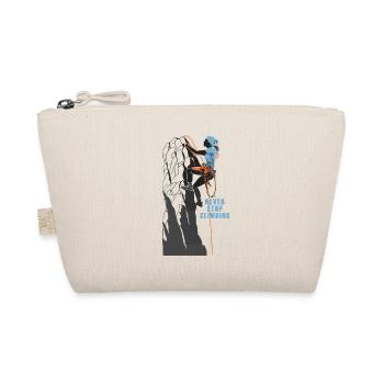 Never Stop Climbing (Girls Edition) - Bio-Täschchen - Natur - Vorne