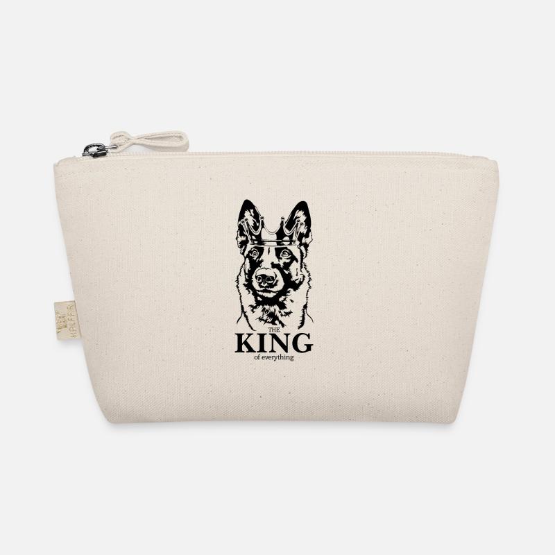 Malinois King of everything Spruch Hunde Wilsigns Bio-Täschchen