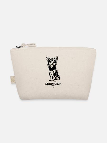 Chihuahua Mom Hunde Hund Wilsigns - Bio-Täschchen - Natur - Vorne