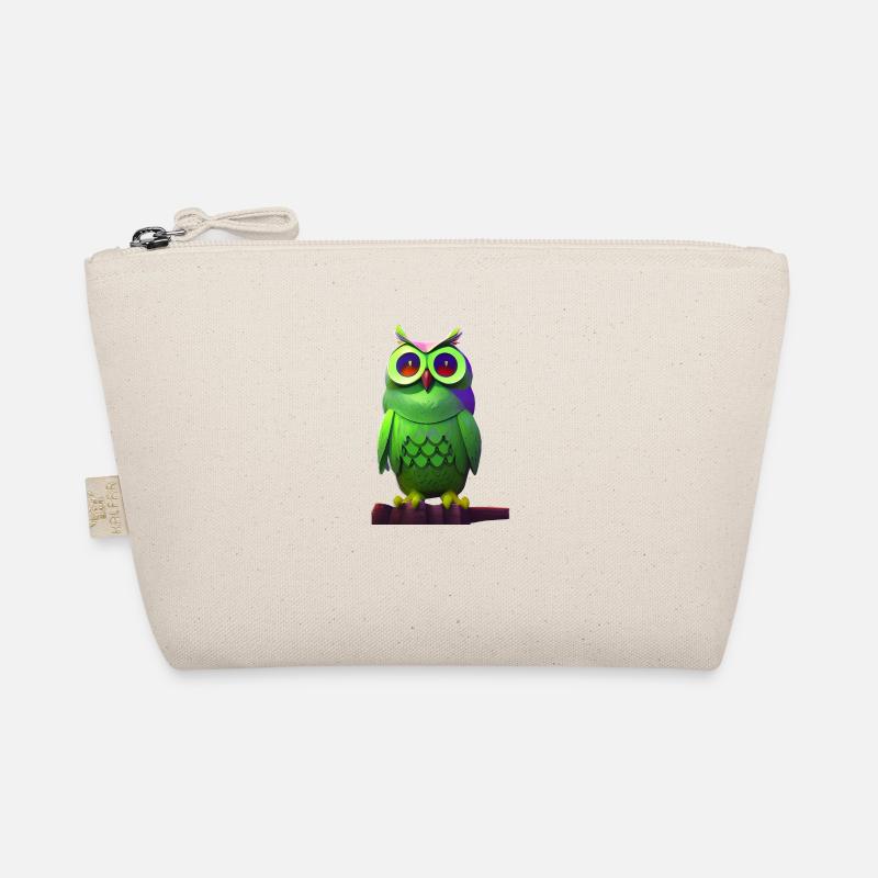 Hibou vert sur une branche Trousse biologique
