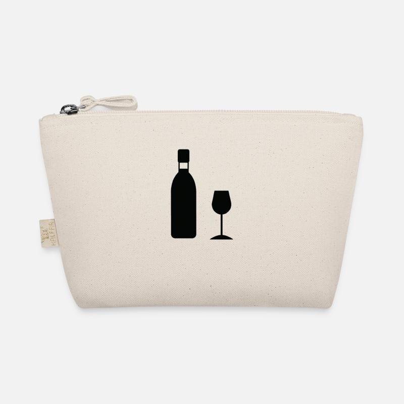 Wein Geschenkidee Weinglas Weinflasche Bio-Täschchen