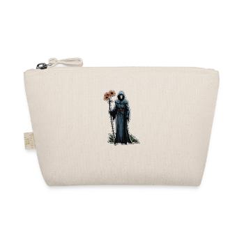 Grim Reaper Flowers Illustration - Organic Pouch - nature - Front