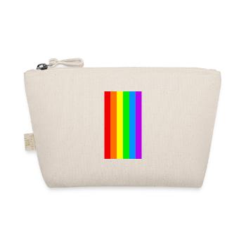 PRIDE RAINBOW RAINBOW LGBT FLAG FLAG GIFT - Organic Pouch - nature - Front