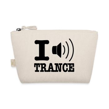 I speaker trance / I love trance - Bio-Täschchen - Natur - Vorne