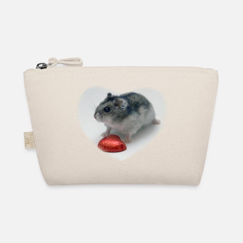 Hamster heart Organic Pouch