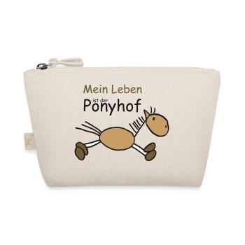 Mein Leben ist der Ponyhof - Bio-Täschchen - Natur - Vorne