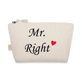 Mr. Right - Bio-Täschchen - Natur - Vorne