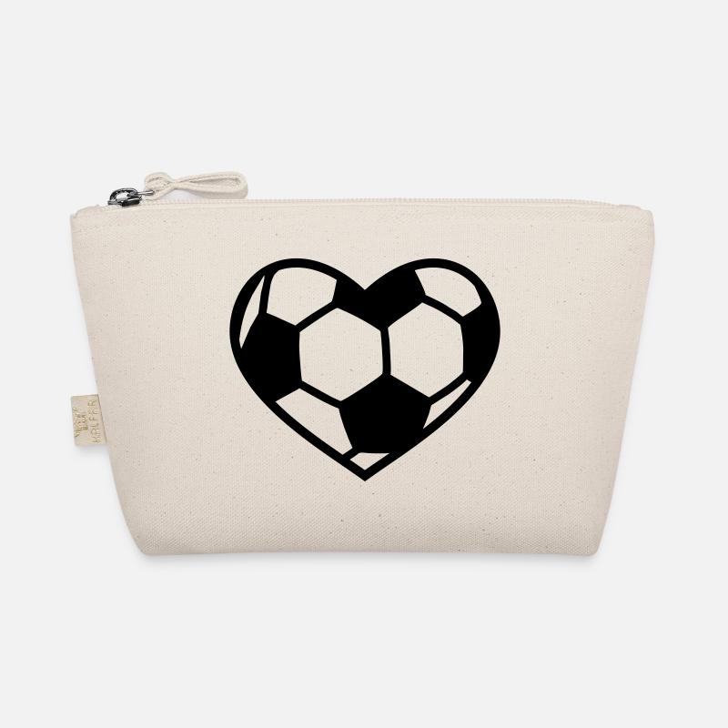 Fußball Herz Bio-Täschchen