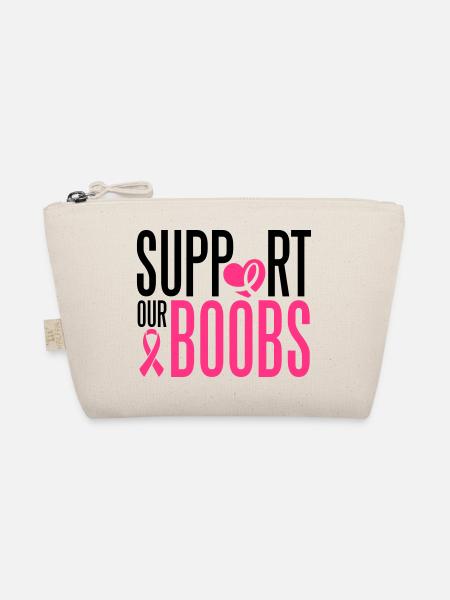 Support our boobs - Bio-Täschchen - Natur