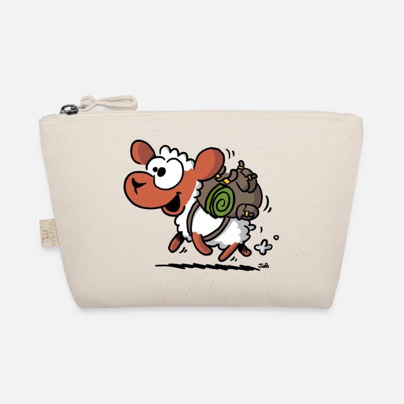 Schaf mit Rucksack Bio-Täschchen