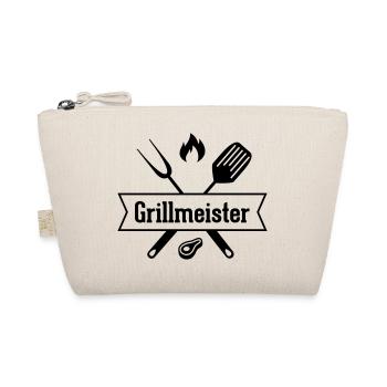Grillmeister Emblem (BBQ, Grill, grillen) - Bio-Täschchen - Natur - Vorne