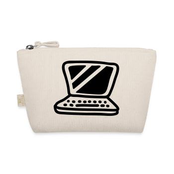 Laptop - Line - Organic Pouch - nature - Front