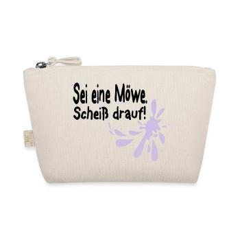 Möwen Scheiß drauf--3 - Bio-Täschchen - Natur - Vorne
