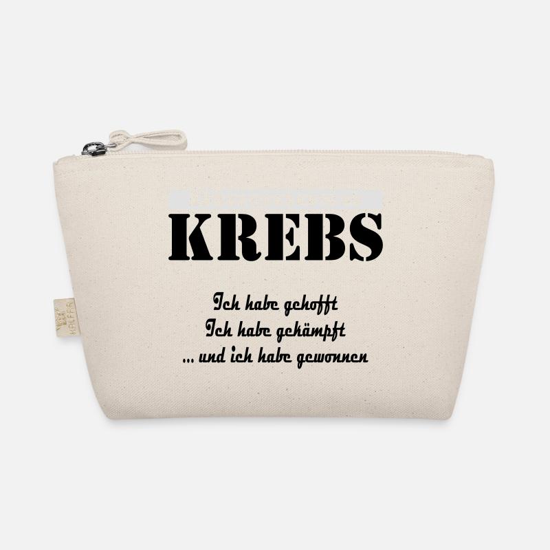 "Diagnose Krebs" by Claudia-Moda - Bio-Täschchen - Natur