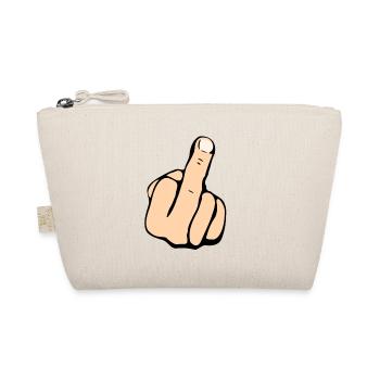 Middle Finger Colour - Organic Pouch - nature - Front