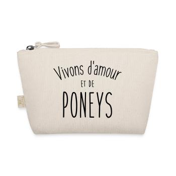 VIVONS D'AMOUR ET DE PONEYS - Trousse biologique - nature - Devant