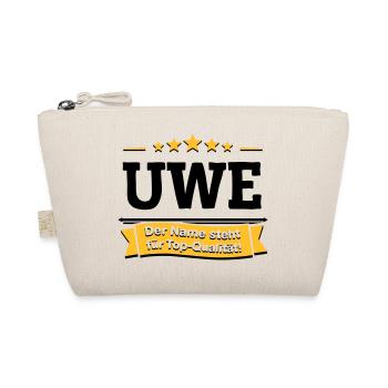 Uwe – Der Name steht für Top-Qualität! - Bio-Täschchen - Natur - Vorne