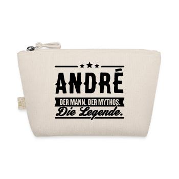 Mann Mythos Legende André - Bio-Täschchen - Natur - Vorne