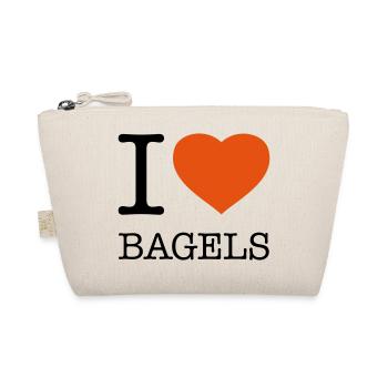 I LOVE BAGELS Bagel - Bio-Täschchen - Natur - Vorne