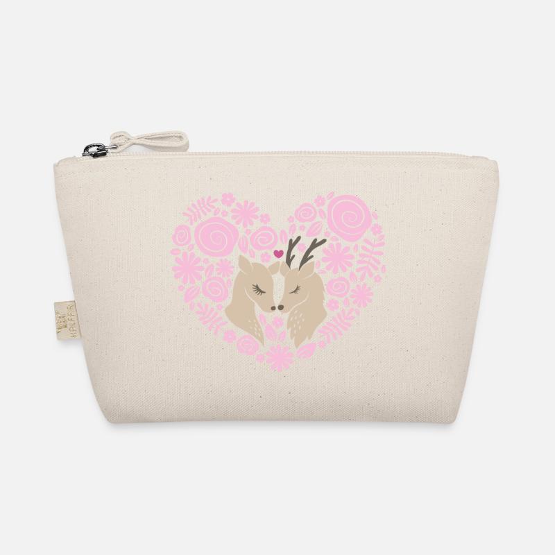 Deer love - Organic Pouch - nature