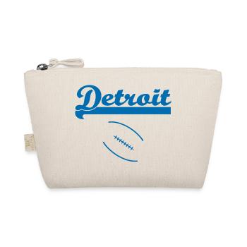 Detroit + Logo - Bio-Täschchen - Natur - Vorne