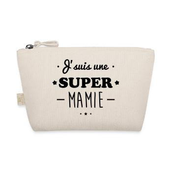Super mamie, cadeau grand-mère - Trousse biologique - nature - Devant