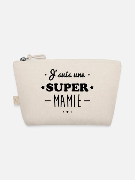 Super mamie, cadeau grand-mère - Trousse biologique - nature