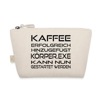 Kaffee - ohne geht nix! - Bio-Täschchen - Natur - Vorne