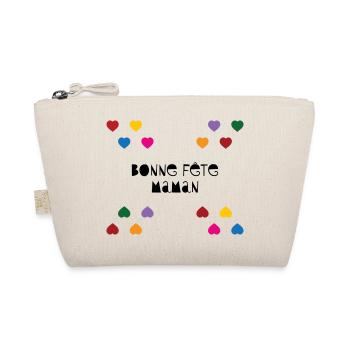 Happy Birthday Mom - Organic Pouch - nature - Front