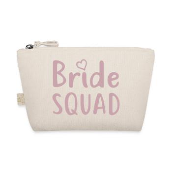 Junggessellinenabschied - BRIDE SQUAD - Bio-Täschchen - Natur - Vorne