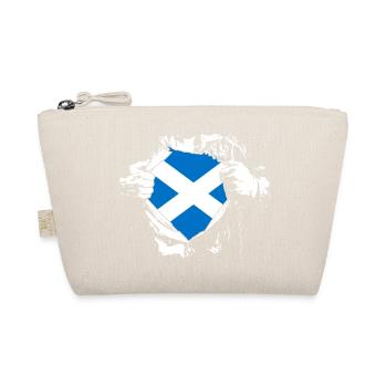 Ich liebe Schottland - Superheld - Bio-Täschchen - Natur - Vorne