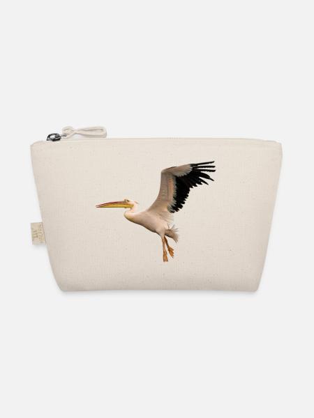 pelican pelikanbird vogel1 - Bio-Täschchen - Natur - Vorne