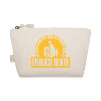 Endlich Rente Daumen hoch - Bio-Täschchen - Natur - Vorne