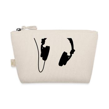 headphones_vector - Bio-Täschchen - Natur - Vorne