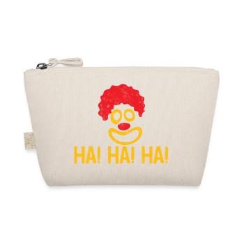 Clown: Ha! Ha! Ha! - Gift - Organic Pouch - nature - Front