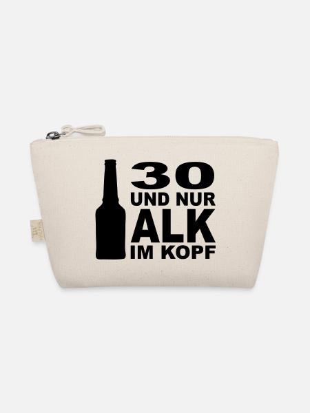 30_alk_im_kopf - Organic Pouch - nature - Front