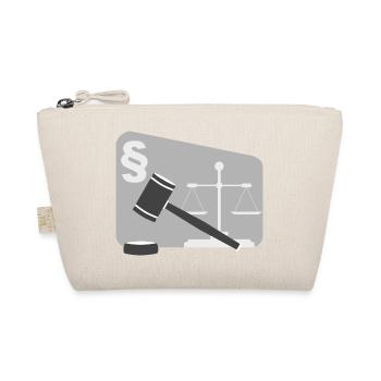 rechtsanwalt anwalt lawyer judge richter law justi - Bio-Täschchen - Natur - Vorne
