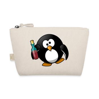 Drunk Tux - Bio-Täschchen - Natur - Vorne