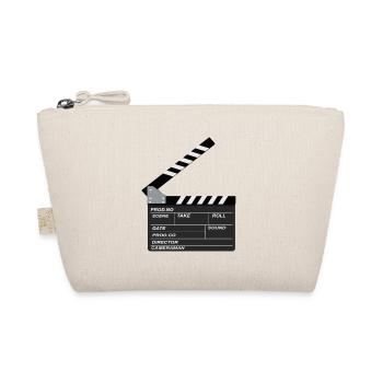 Film producteur Take Réalisateur Cut ciné cadeau - Trousse biologique - nature - Devant