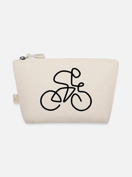 Fahrrad Rennrad - Bio-Täschchen - Natur - Vorne