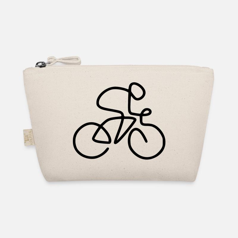 Fahrrad Rennrad - Bio-Täschchen - Natur