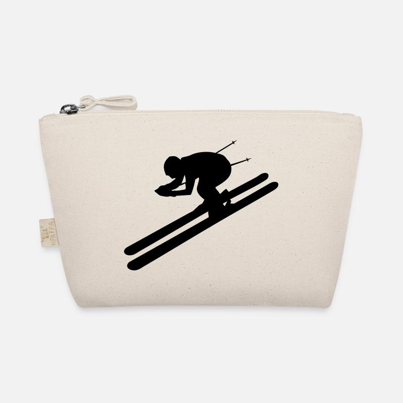 Skiing tribal eu Organic Pouch