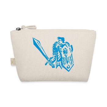 Mann Krieger Paladin RPG Tank Fantasy Geschenk - Bio-Täschchen - Natur - Vorne