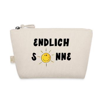 Endlich Sonne - Sommer - Sonnenschein - Bio-Täschchen - Natur - Vorne