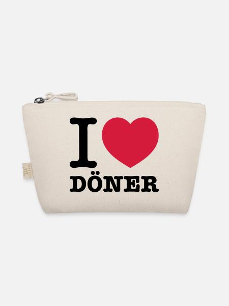 I LOVE DÖNER - Bio-Täschchen - Natur - Vorne